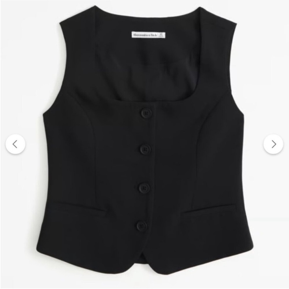 Abercrombie & Fitch Classic Black Vest